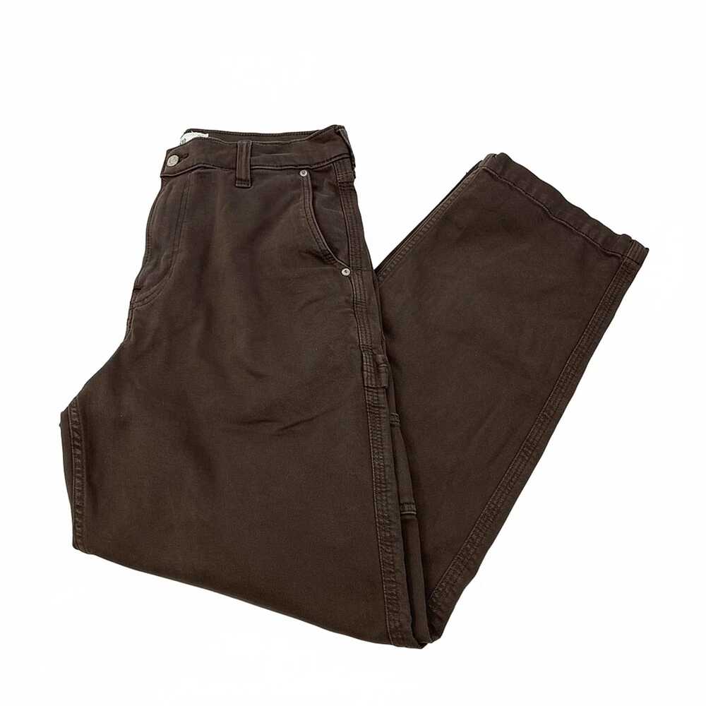Hollister Brown Cotton Blend Carpenter Style | Regular 34